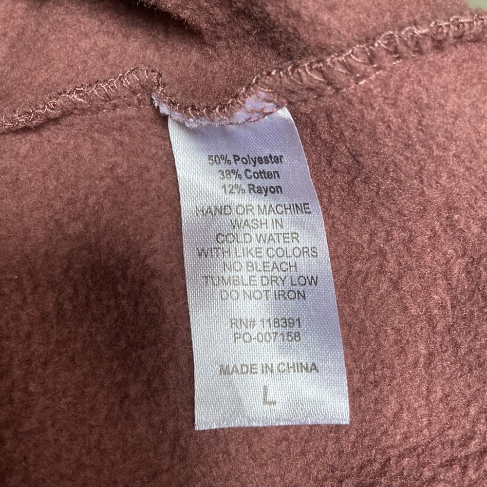 Men’s ‘Ghost’ Hooded Sweatshirt- Brown- (L) - Picture 6 of 6